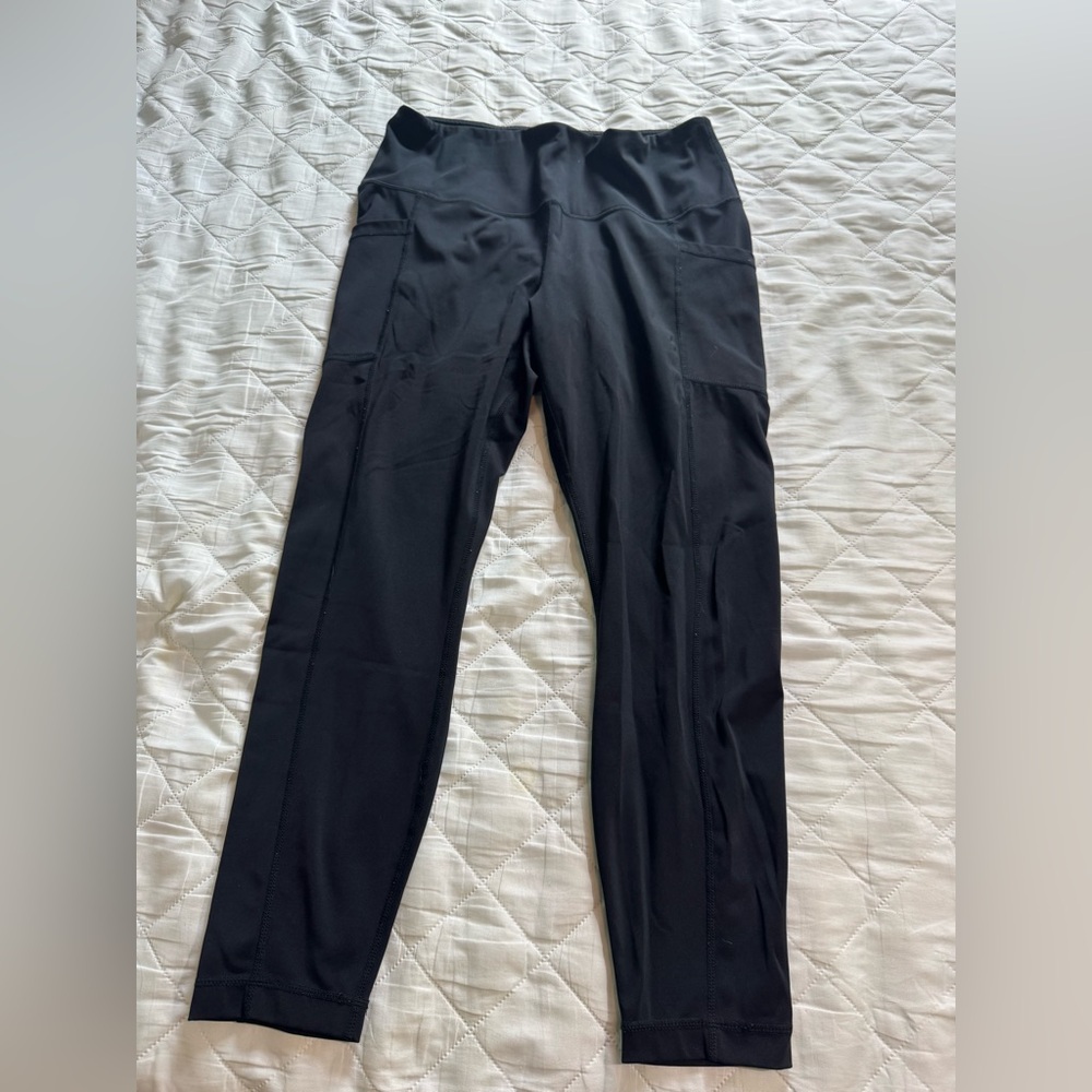 90 Degree By Reflex Black Leggings with Side Pockets